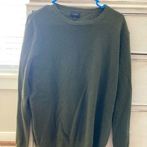 Men’s J Crew Lightweight Sweater Slim Fit Green